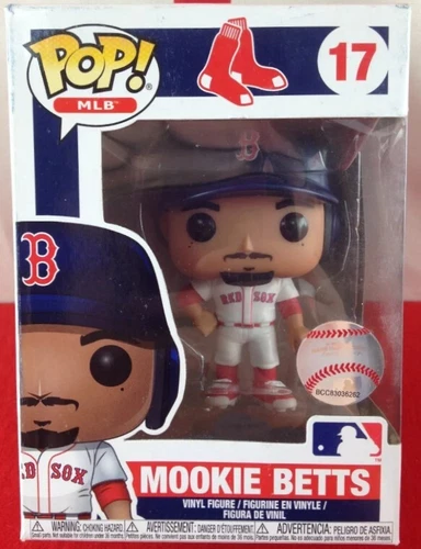 Funko POP! MLB Mookie Betts #17 Vinyl Figure Boston Red Socks Baseball
