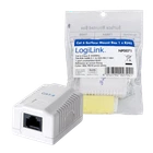 LogiLink CAT 6a network socket surface-mounted FTP 1x RJ45 socket network data LAN socket