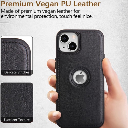 For Apple iPhone 14 14 Plus Pro Max Shockproof Leather Case Hybrid Slim Cover - Picture 3 of 30