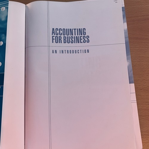 An Introduction Accounting for Business - Stephen Marley / Jeffrey Pedersen - Picture 5 of 13