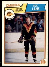 1983-84 O-Pee-Chee Rick Lanz Vancouver Canucks #353