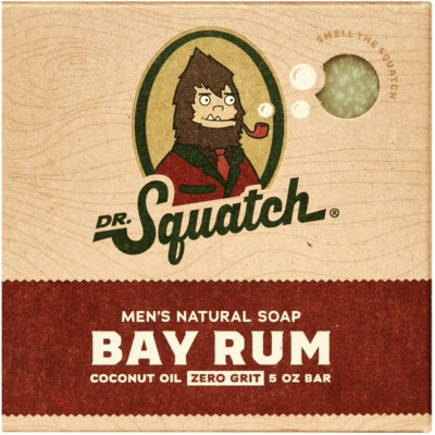 Dr. Squatch Natural Bar Soap for Men, Zero-Grit Men s Soap