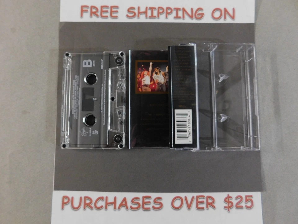 KEITH RICHARDS & THE X-PENSIVE WINOS LIVE AT HOLLYWOOD PALLADIUM PROMO CASSETTE Foto 3 de 3