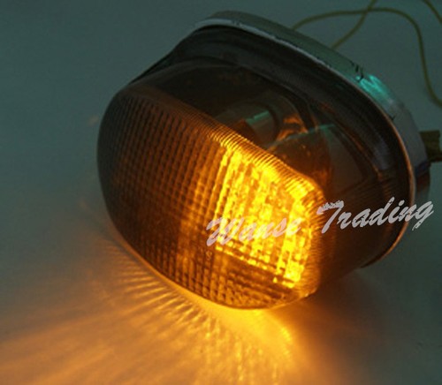 Tail Turn Signals Led Light Smoke Fit 2005 2006 2007 2008 SUZUKI Boulevard M50 - Picture 5 of 5
