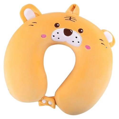 Memory Foam Cute Cartoon Headrest & Neck Travel Pillow for Kids Boys&Girls,Teens - Picture 4 of 33
