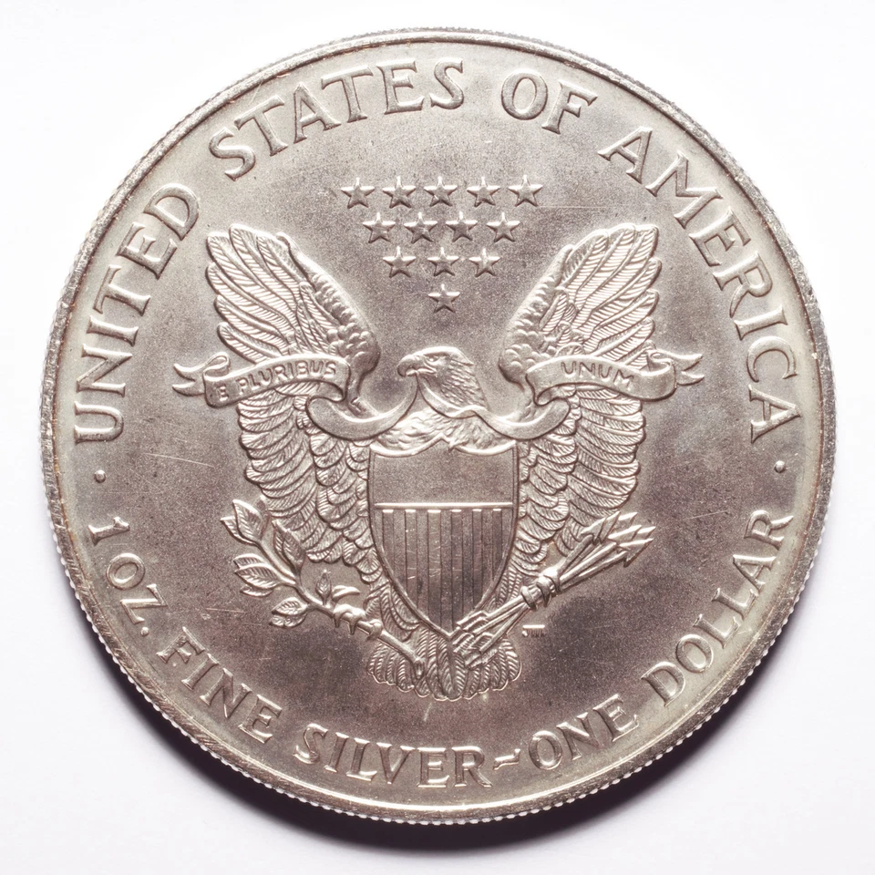 1995 Silver American Eagle Dollar - Image 2 of 2