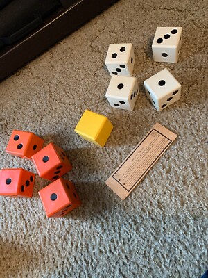 FES-QUBES DICE GAME VINTAGE BY UG - EXTREMELY RARE - HARD TO FIND