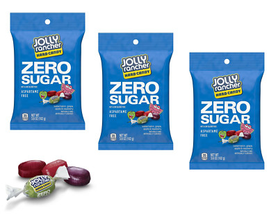 JOLLY RANCHER Hard Candy, Sugar-Free, Individually Wrapped, 3.6-Ounce (3 Bags)
