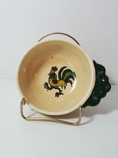  METLOX - POPPYTRAIL - Rooster Individual Open Soup Server Made in California