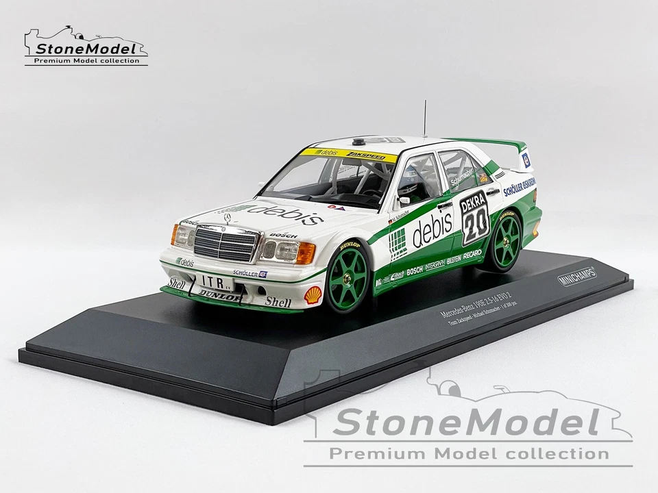Mercedes Benz 190E Evo2 Zakspeed #20 Michael Schumacher 1991 DTM 1:18 MINICHAMPS Foto 3 de 4
