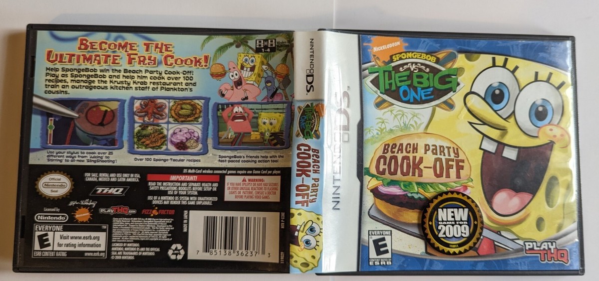 SpongeBob vs. The Big One: Beach Party Cook-Off Nintendo DS