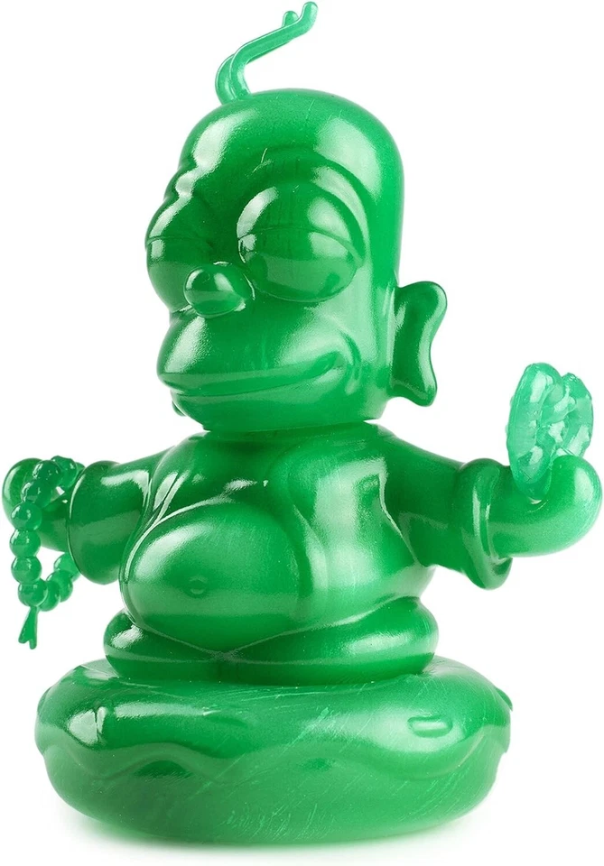 Mini Figura Vinilo Jade Homer Buda 3" Kidrobot Los Simpson Exclusivo IamRetro Foto 2 de 4