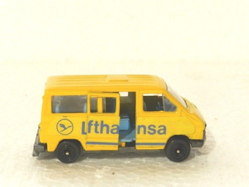 TRAFFIC CAR BUS ADVERTISING OF LUFTHANSA BRAND BUBY 1985 MIB 1/64 - Picture 6 of 10
