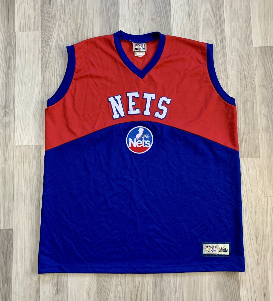 New Jersey Brooklyn NETS Hardwood Classics NBA Stitched Jersey