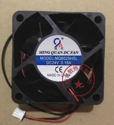1 Pc. MQ6025HSL DC24V 0.18A 6CM 2Pin Ball Bearing Cooling Fan