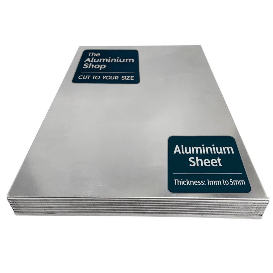 Aluminium Sheet Metal Plate 1mm to 5mm Thick 1050 Grade Cut TO Size Mill Finish - Image 1 of 4