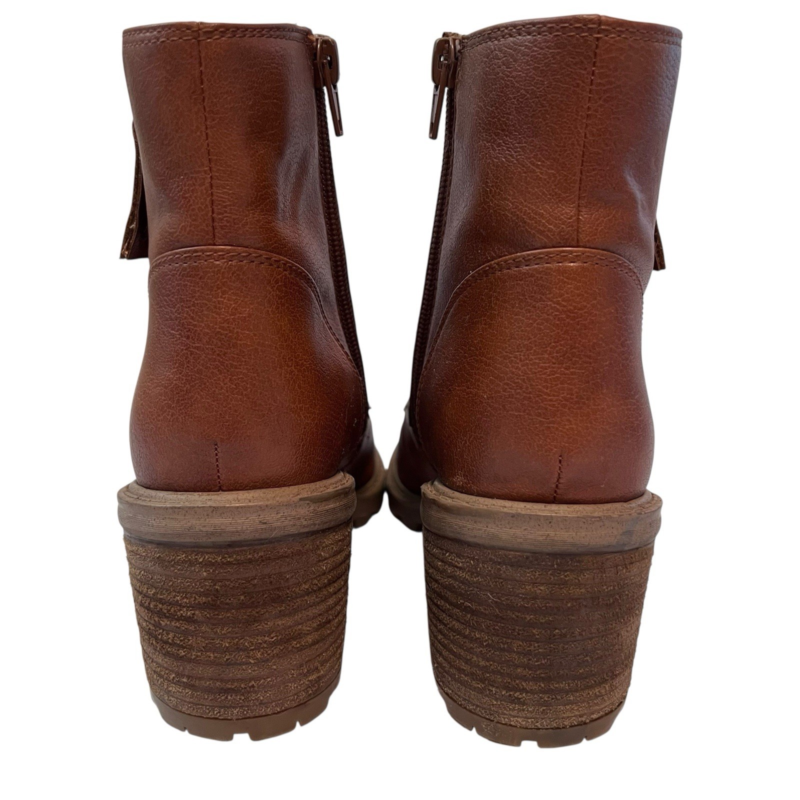 SAOLA Stivali da combattimento Zodiac Gaige stringati suola a strappo cognac marrone marrone marrone chiaro donna 8 5 stivaletti