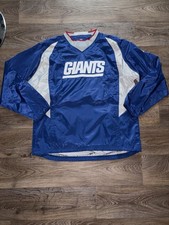 Reebok New York Giants NFL Football Officially Licensed Blue White Jacket Size L