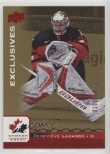 2017 Upper Deck Team Canada Juniors Exclusives Red 26/199 Genevieve Lacasse m7v