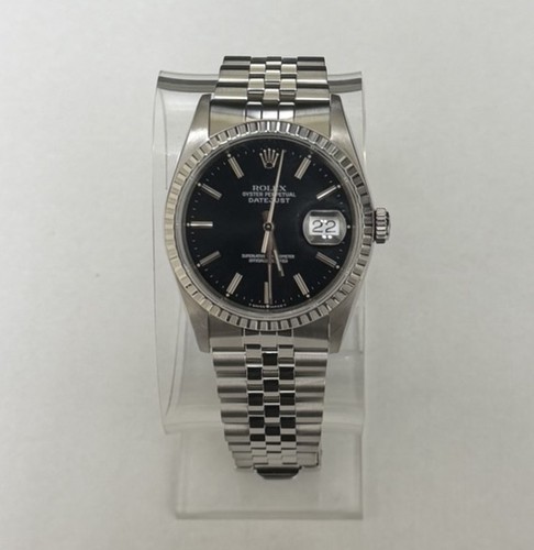 Rolex Datejust 162220 | Stainless Steel |  Jubilee Band | Black Dial