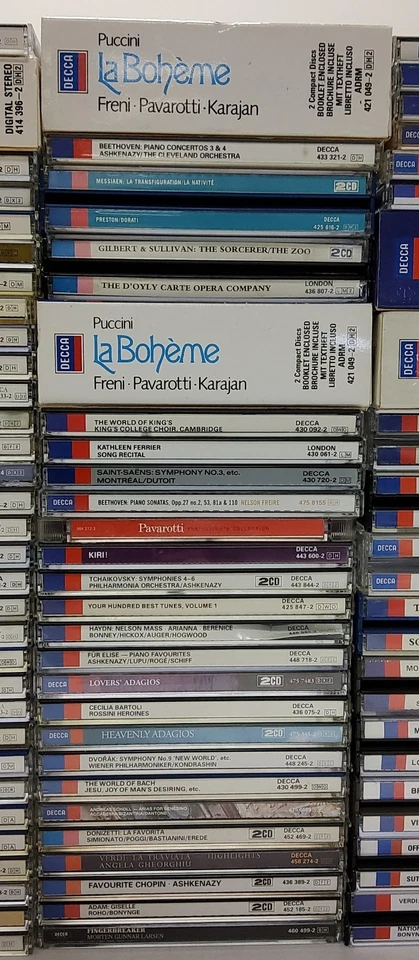 108 x DECCA CD Joblot - Tchaikovsky Handel Grieg Puccini Beethoven Bach  46 - Image 4 of 4