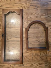 Herschede 629 D'Orsay Grandfather Clock Access Wood Doors Glass And Hardware