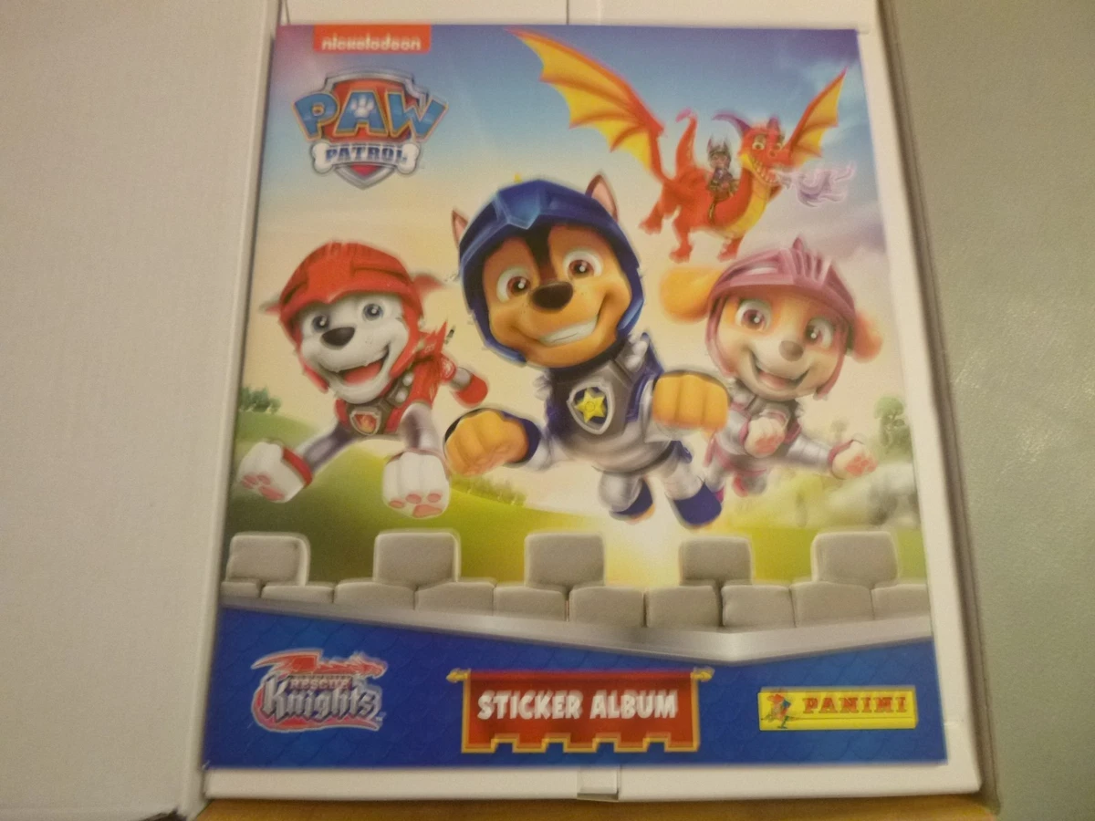 Panini Paw Patrol Collectible Sticker Album & Complete set of stickers - NIB