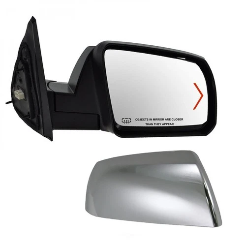Door Mirror-Power Heated Amber Turn Signal Chrome Mirror TRQ MRA04818