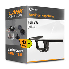 Für VW Jetta 08- IMIOLA HAK-POL Anhängerkupplung starr + 13polig E-Satz NEU