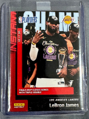 2019-20 PANINI INSTANT LEBRON JAMES #270 NBA FINALS SERIES MVP SP /3938 LAKERS