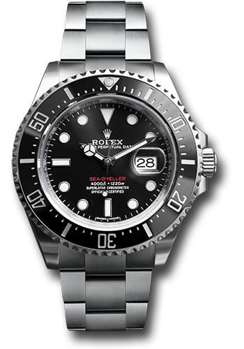 Rolex Sea-Dweller 43 Black Dial on Oyster 126600 Complete 2021