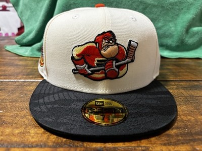 Philadelphia Flyers Broad Street Bullies Black Off White New Era Fitted 7 3/4