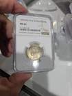 Z1 Spain 1896(96)-PGV Silver 1 Peseta NGC MS-63 Nice Toning