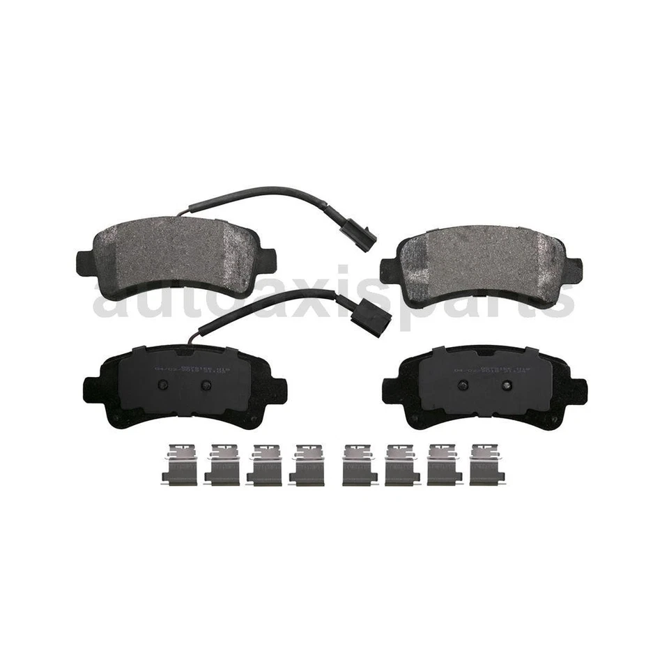 Conjunto de 2 pastilhas de freio a disco dianteiro traseiro Wagner para 2016-2016 Ram ProMaster 1500 - Imagem 3 de 4