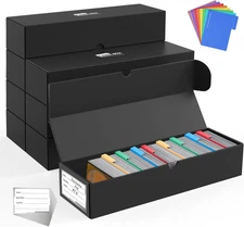 Trading Card Storage Box for Top Loader 8 Pack Card Holder Case Sports Cards