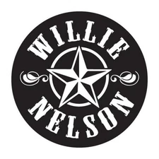 Willie Nelson sticker weatherproof bumper vinyl decal