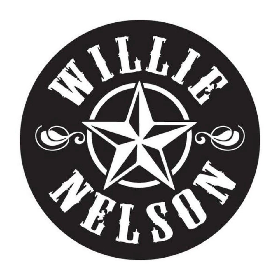 Willie Nelson sticker weatherproof bumper vinyl decal