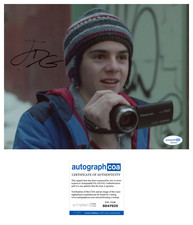 JACK DYLAN GRAZER SIGNED SHAZAM 8X10 PHOTO W/PROOF A ACOA AUTHENTICATED