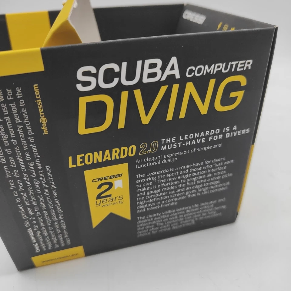 Cressi Leonardo Tauchcomputer ? Luft- und Nitrox-Modus sowie Gauge-Modus ? Ein-K - Bild 4 von 4