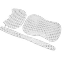 6 Pcs Crochet Purse Canvas Sheet Bag Making Plastic Mesh Canvas Sheet For