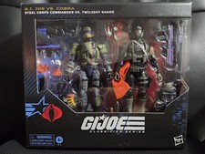 GI JOE Classified Series Steel Corps Commander Vs Twilight Guard