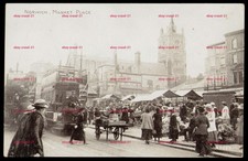 Norwich Marktplatz Norfolk Straßenbahn Menge...