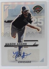2025 Panini Prospect Edition Silver Prizm Signatures Mason Adams #172 Auto