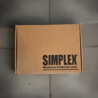 Simplex Kaba LD472 Mechanical Pushbutton Lever Lock | NIB | Satin Stainless