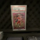 2020 Panini Prizm /15 Patrick Mahomes II No Huddle Pink Prizm #124 PSA Chiefs