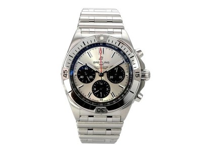 Breitling Chronomat B01 42 Chronograph AB0134101G1A1 Stratus-Silbern
