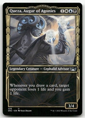 Queza, Augur of Agonies (Showcase) #326 (NM) Streets New Capenna SNC Magic MTG