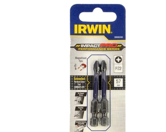 "Screwdriver Bit; Pozidriv®; PZ2; 1/4\"; Kind: Impact; - IRW-IW6061401 | EU Stock"-image