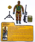 Vintage 1988 Hasbro GI Joe Tiger Force ROADBLOCK v3 3.75" Action Figure Complete