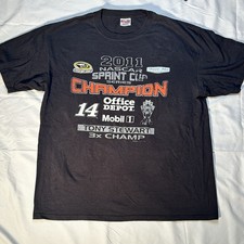 Chase Authentics Tony Stewart 2011 NASCAR Sprint Cup Champion Shirt XL Black